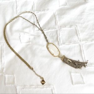 Kendra Scott Rayne Gold Necklace - Mother of Pearl